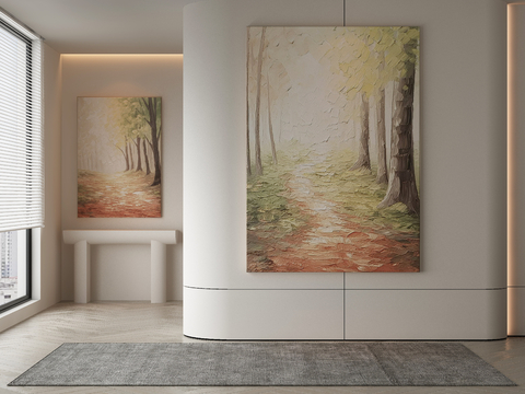 modern landscape painting decorative painting