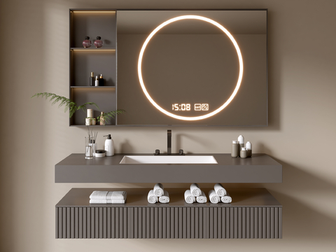 Modern Bathroom Cabinet Bathroom Basin Bathroom Ornaments