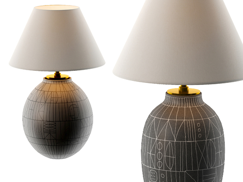 Mid-century Style Table Lamp