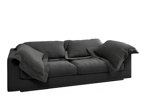 Modern double sofa sofa