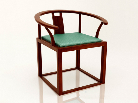 Chinese Style Circle Chair Lounge Chair Solid Wood Chair Dining Chair Tea Chair Free