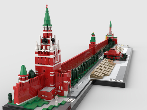 LEGO Building Blocks Toys Kremlin Building Blocks