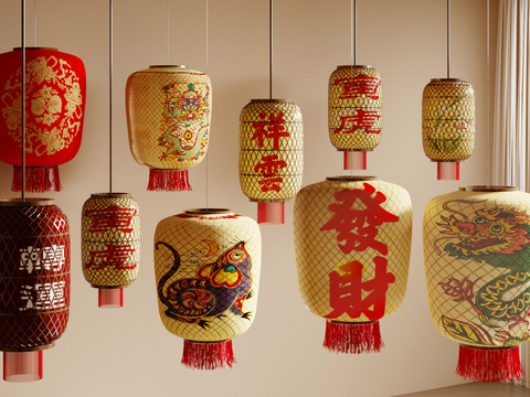 New Chinese Lantern Bamboo Lantern Oil Paper Lantern