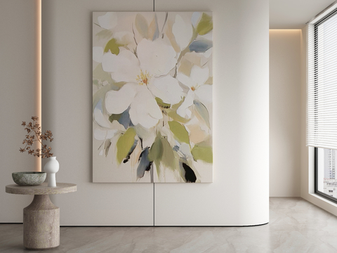 Modern Decorative Painting Flower Hanging Painting Oil Painting