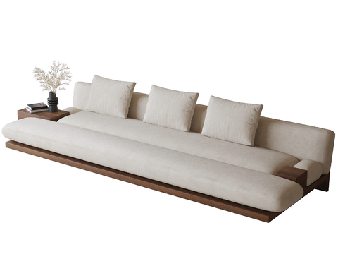 Log Style multi-person sofa