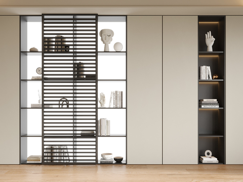 Modern Bookcase Full Wall Bookcase Open Bookcase