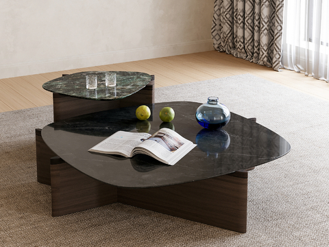 Mother and child coffee table marble coffee table