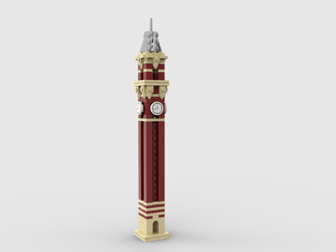 LEGO Building Blocks Toy Clock Tower