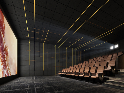 Modern Cinema Screening Hall Giant Screen Hall