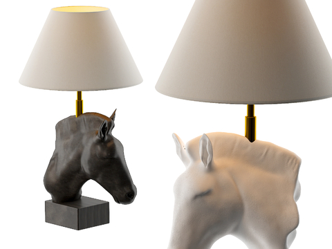 Creative Horse Head Table Lamp Personalized Table Lamp