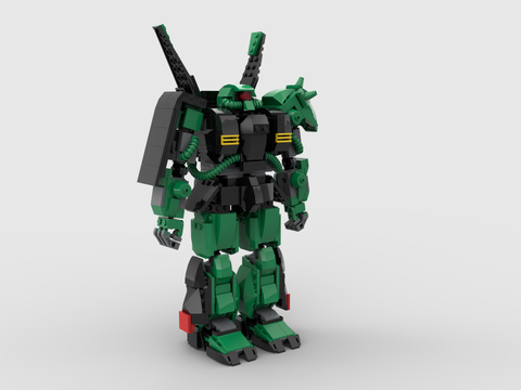 LEGO Building Blocks Toy Green Gundam Toy