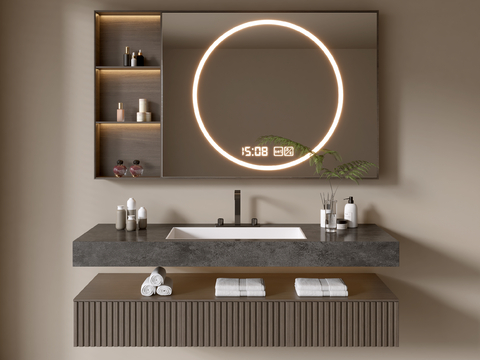 Modern Bathroom Cabinet Bathroom Basin Bathroom Ornaments