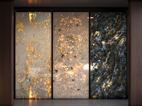 Modern Transparent Marble Luminous Stone Transparent Stone Background