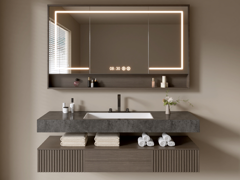 Modern Bathroom Cabinet Bathroom Basin Bathroom Ornaments