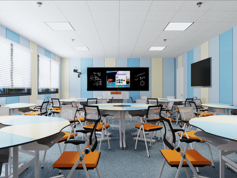 modern multimedia classroom