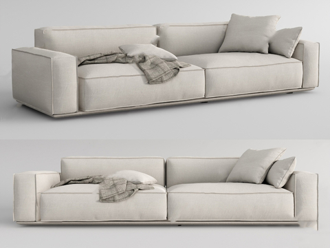 modern white sofa double sofa