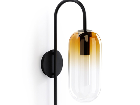 minimalist wall lamp glass wall lamp