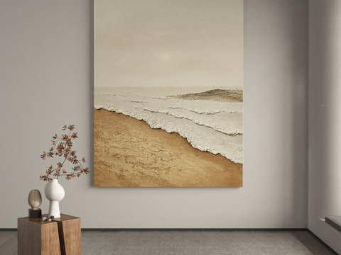 Quiet Wind Oil Painting Waves Painting Decorative Painting