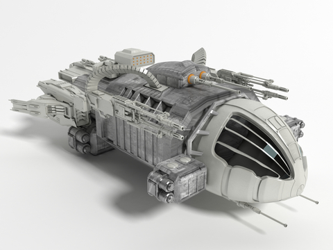 modern spaceship