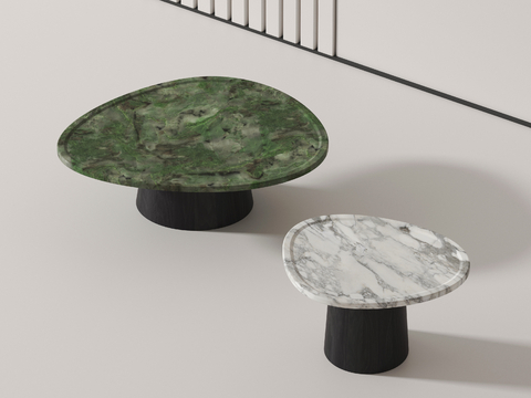 Modern marble coffee table