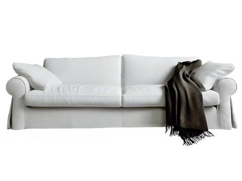 White sofa Modern double sofa