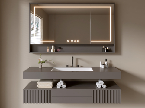 Modern Bathroom Cabinet Bathroom Basin Bathroom Ornaments