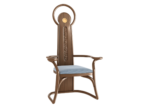 Neo-Chinese Style Chair Lounge Chair