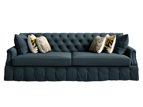 European-style sofa double sofa