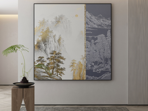 New Chinese Landscape Painting Decorative Painting