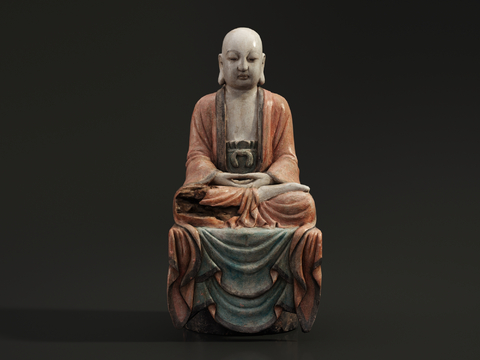 Buddha Sculpture Monk Xuanzang