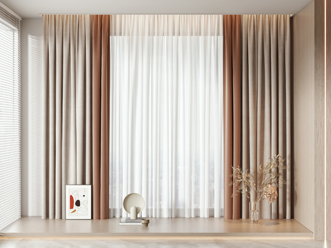 Plain Curtain Screen Curtain