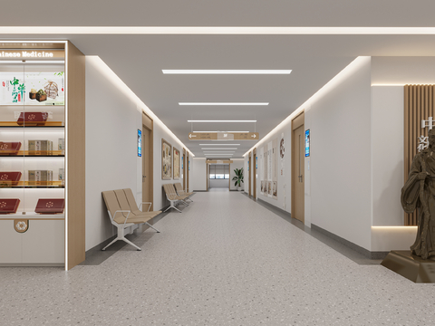 Hospital of Traditional Chinese Medicine Corridor