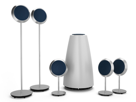 Olufsen vertical audio speaker speaker