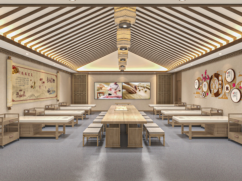 Traditional Chinese Medicine Skill Training Room