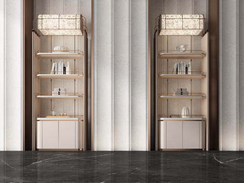 Affordable Luxury Style Decorative Cabinet Storage Rack