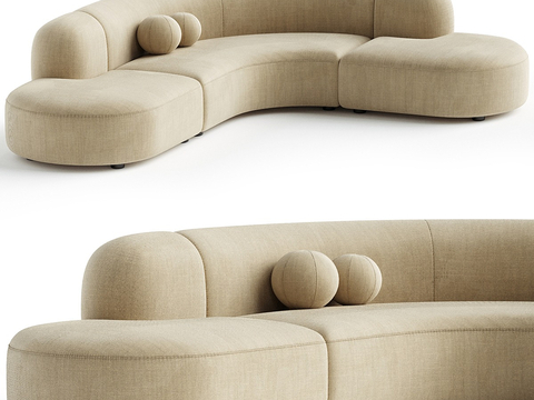 shaped sofa curved sofa