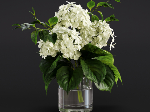 Modern Hydrangea Vase Flora Flower arrangement