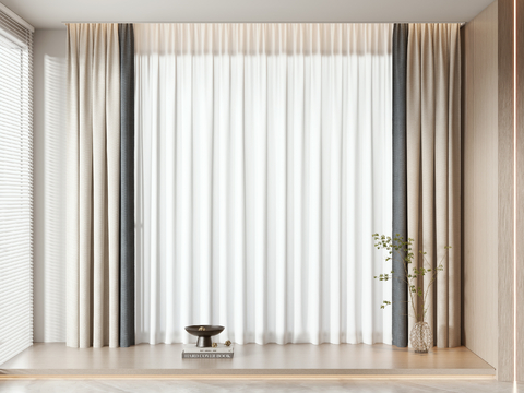 Modern Curtain Screen Gauze Curtain