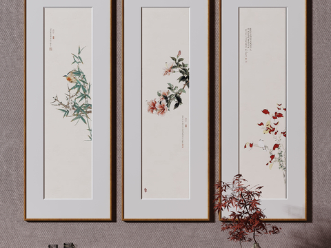 New Chinese Flower Painting Decorative Painting