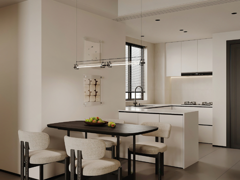 Island Cabinets in Open Kitchen