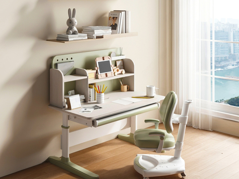 Modern Study Table Children's Table and Chair Desk and Chair