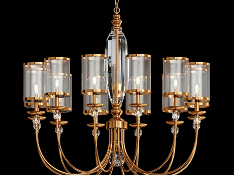 Affordable Luxury Style Multi-Head Chandelier