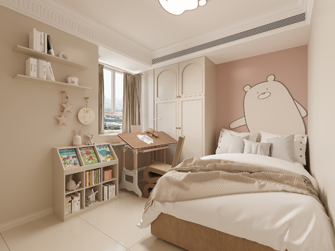 Cream Style kids Bedroom