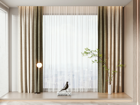 Modern Curtain Screen Gauze Curtain