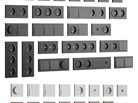 Switch socket panel