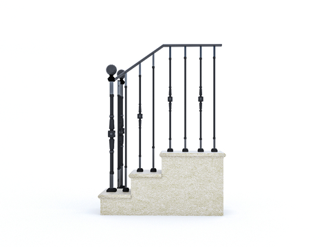 European style stair handrail stair