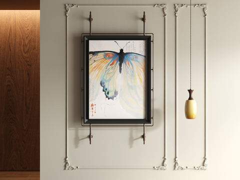 New Chinese butterfly decorative painting