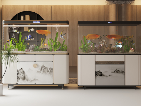 New Chinese Fish Tank Aquarium