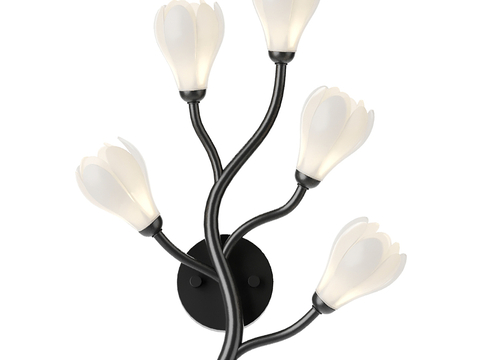 Petal wall lamp art wall lamp