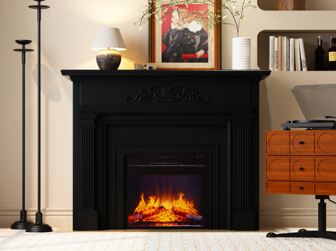 French Fireplace Flame